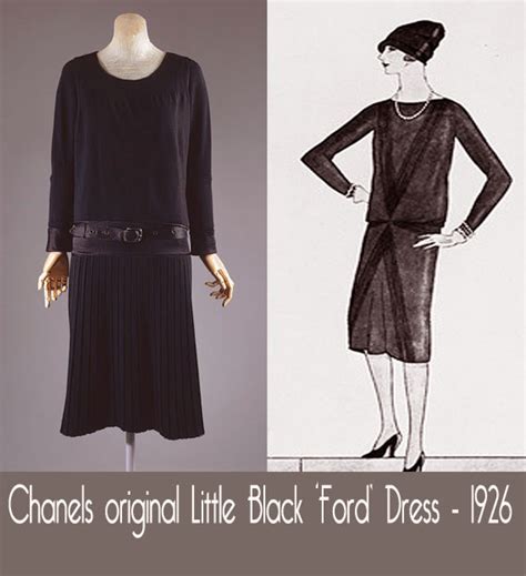 coco chanel little black day dress|little black dress vogue 1926.